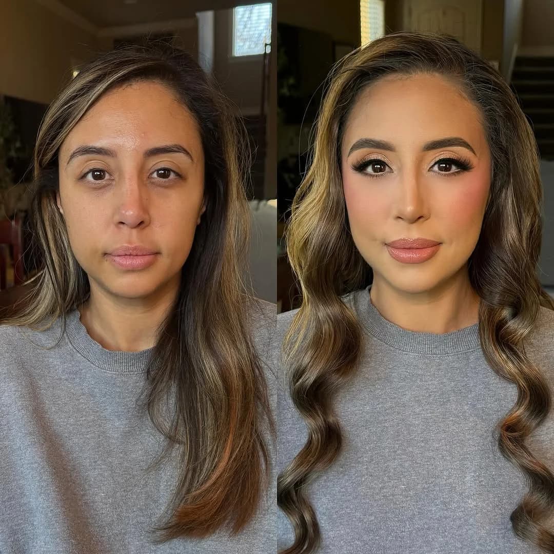 Hollywood Glam - Glam makeup by Sacramento artist Anya